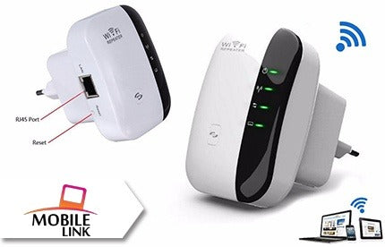 REPETIDOR EXTENSOR DE SEÑAL WIFI INALAMBRICO LAN 300MBPS
