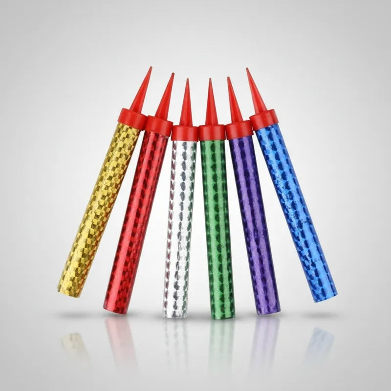 Velas Volcanicas Pack De 6 Unds. Para Fiestas Y Cumpleaños