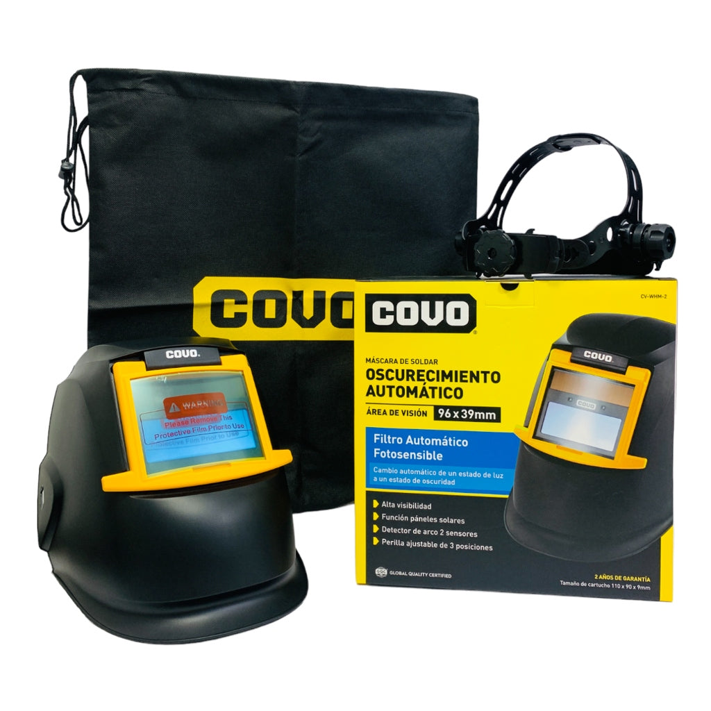 Careta Para Soldar Automática Electrónica Fotosensible Covo