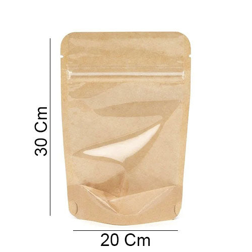Bolsas Doypack Zipper Kraft De 100 Unidades