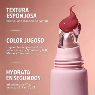 Brillo Labial Lip Gloss Rimocoo Llavero Pompon