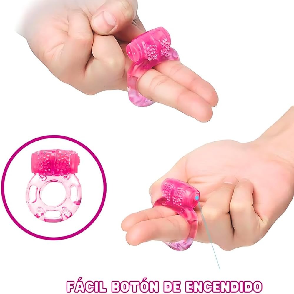 ANILLO VIBRADOR PARA HOMBRES, JUGUETE SEXUAL.