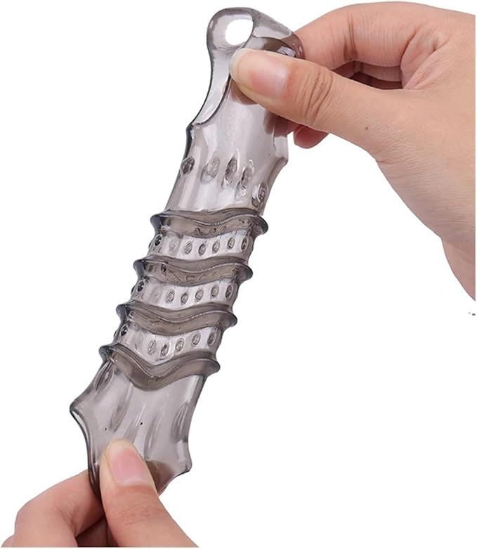 Funda Para Pene Estimulante Extensor Con Anillo Reutilizable