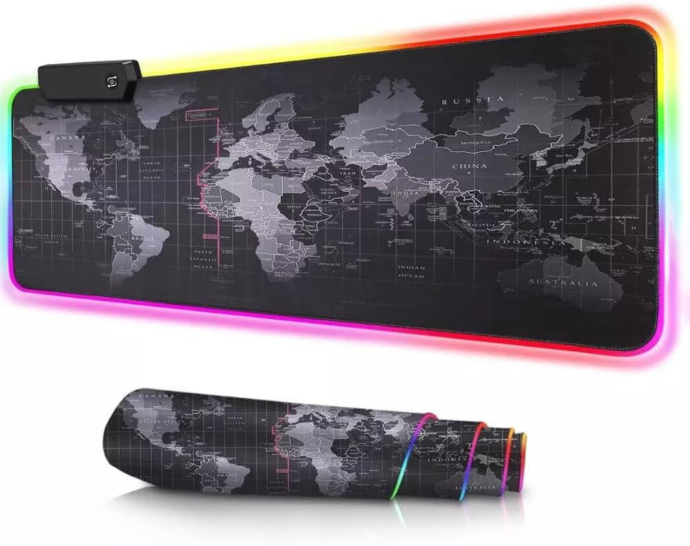 MOUSE PAD ALMOADILLA ANTIDESLIZANTE RGB 80X30CM