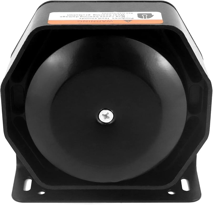 Corneta Sirena Tipo Bocina De 200watts Octágono Ultra Delgado