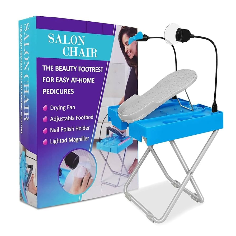 Mesa Para Pedicure Ajustable, Y Antideslizante Con Luz Led