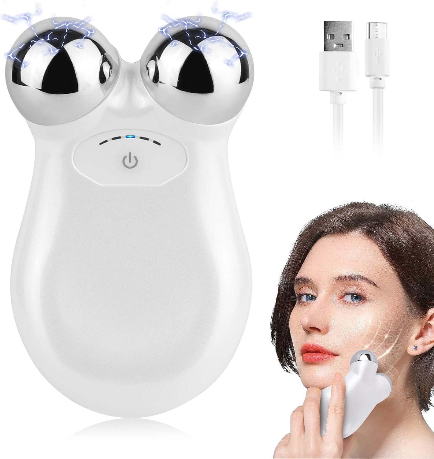 Masajeador Facial Microcorriente Skin Recargable