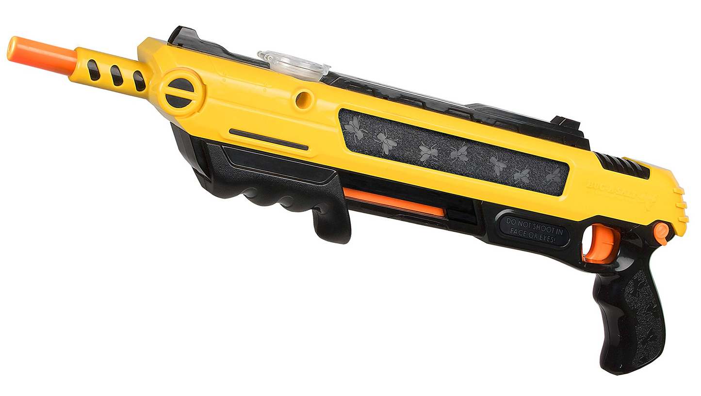PISTOLA MATA MOSCAS DE SAL, POWER GUN SALT FLY SHUTTER