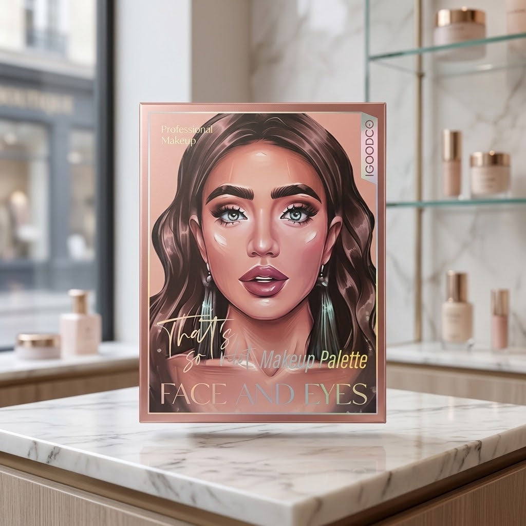 Paleta Sombras Cara Y Ojos Igoodco Rostro
