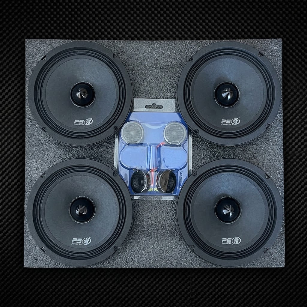 COMBO 4 MEDIOS 6.5INCH+TWEETER POWER SU