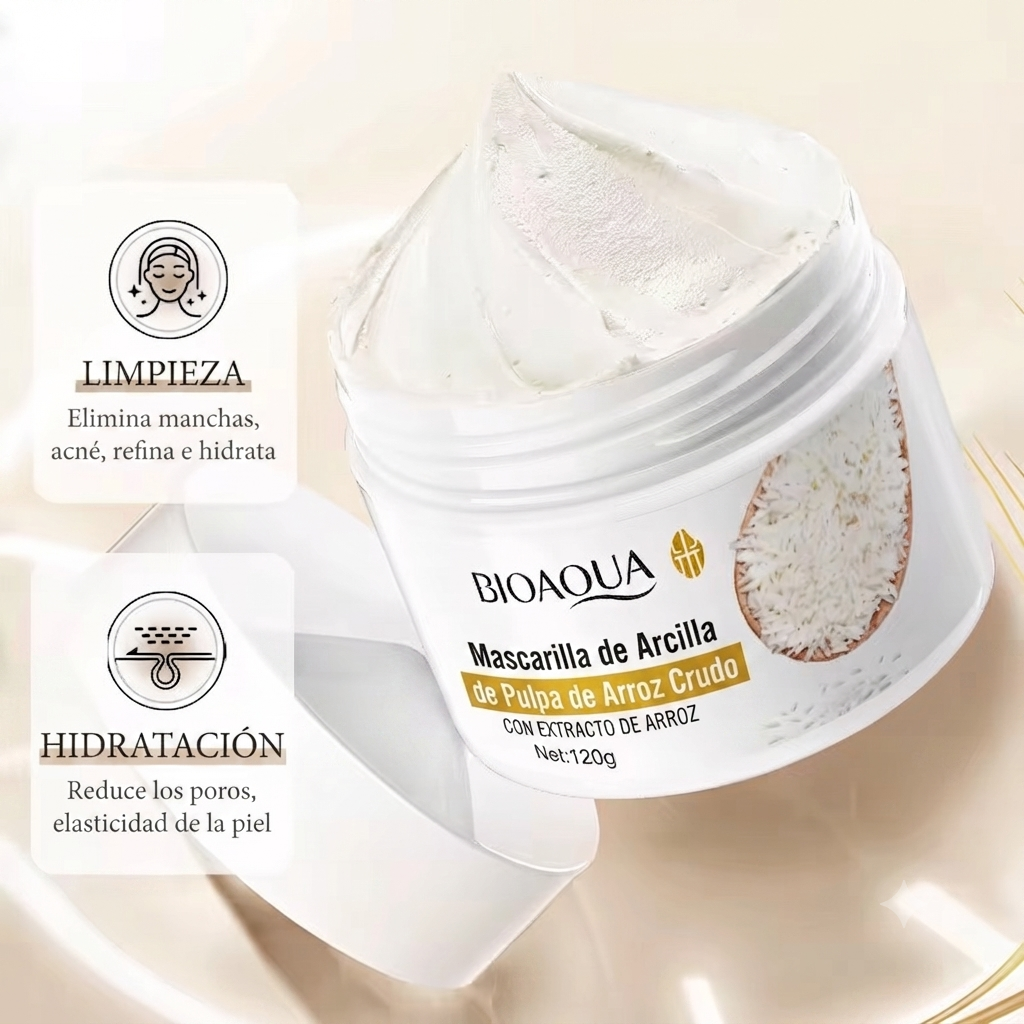 Mascarilla Arcilla Arroz Aclarante BIOAQUA