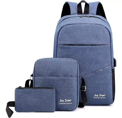 SET DE MORRAL 3 PIEZAS JOY STAR