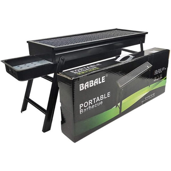 Parrillera Plegable Portátil De 60 Cm Parrilla Carbón Picnic