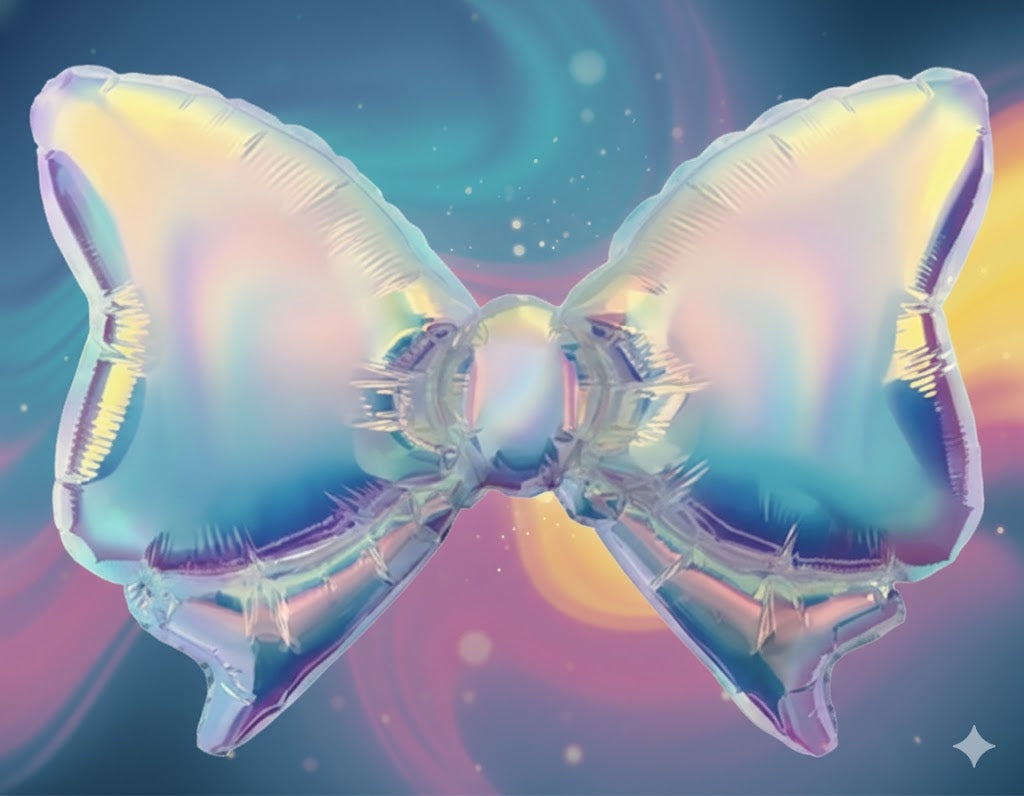 Globo De Lazo Deslumbrante De 24 Pulgadas Tornasol Variados