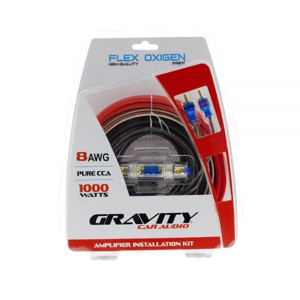 KIT PARA INSTALACION DE AMPLIFICADORES CALIBRE 8 GRAVITY