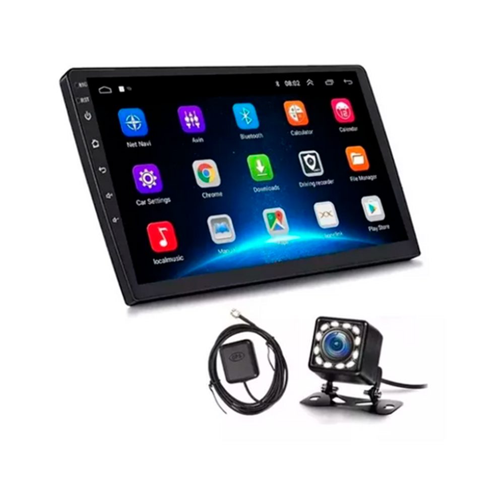 Reproductor Android 9 2+32gb Con Camara De Retroceso F9 Plus