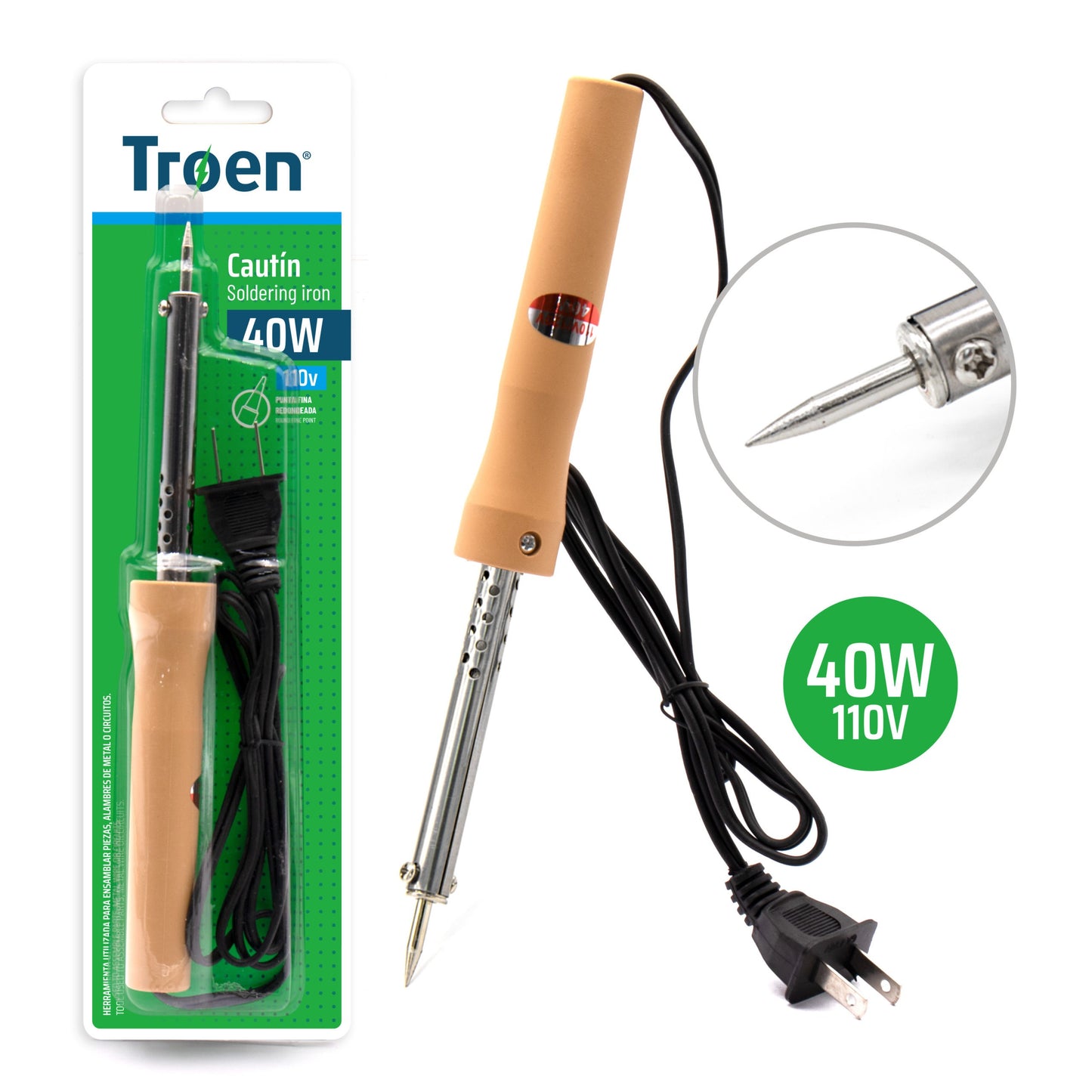 CAUTIN PARA SOLDAR 40W 110V TROEN