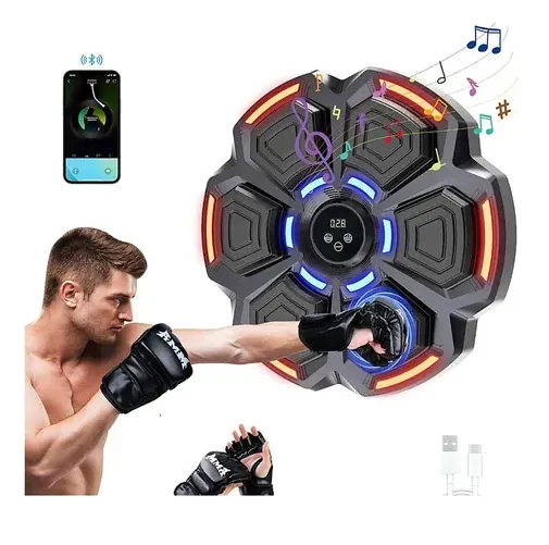 MAQUINA INTELIGENTE DE BOXEO CON MUSICA ENTRENAMIENTO.