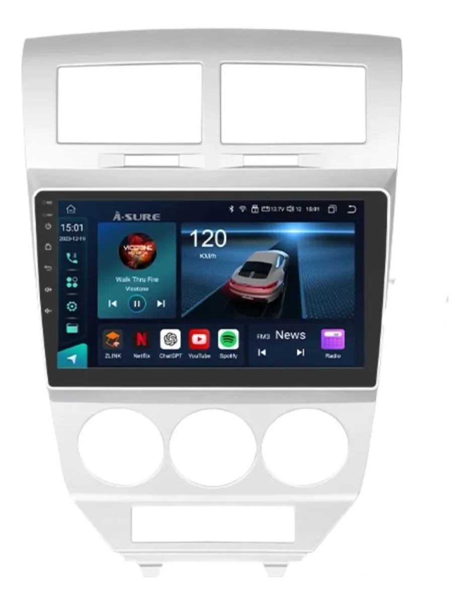 Reproductor Pantalla Android 10 Dodge Caliber 07 4+64gb