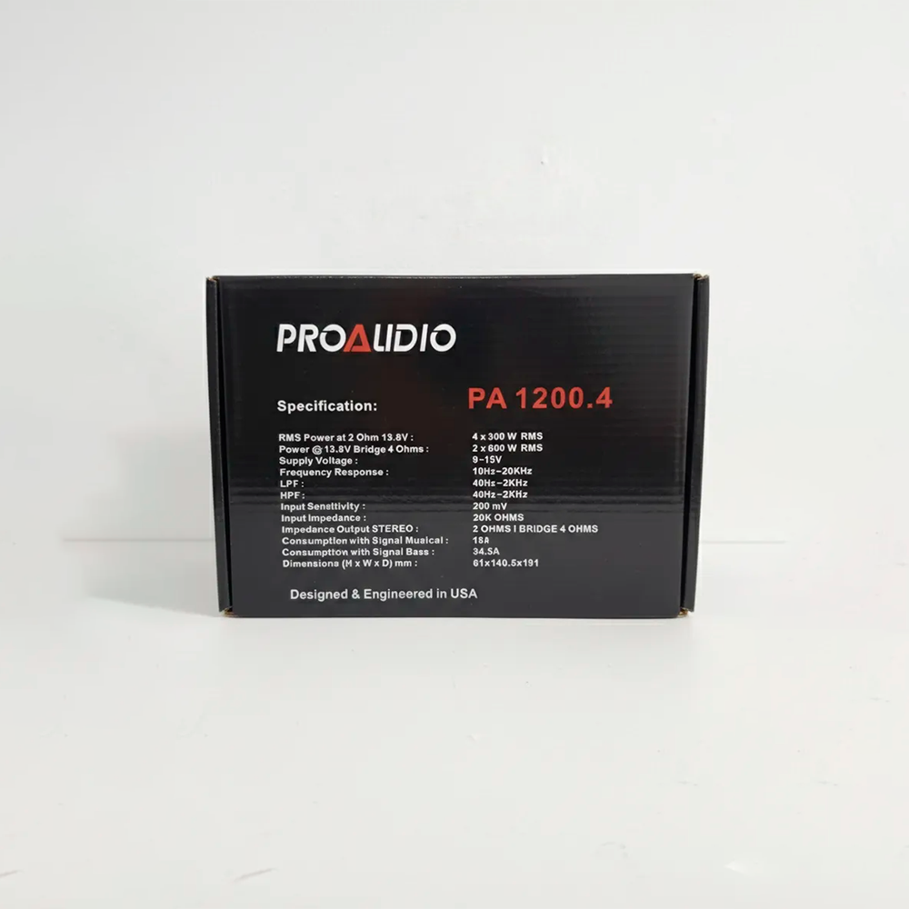 PLANTA AMPLIFICADOR DE 4 CANALES DE 1200 WATTS