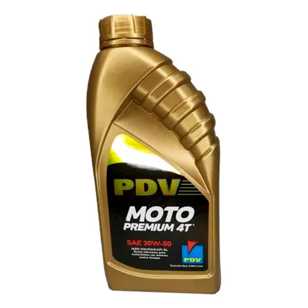 Aceite Super Premiun Pdv De Moto 4t Sae 20w-50/motocicletas