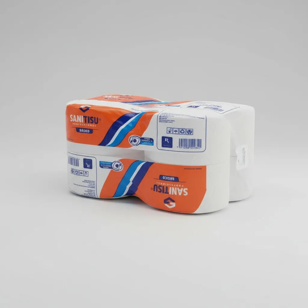 Papel Higienico De 9 Pulgadas De Hoja Sencilla X 250 Metros