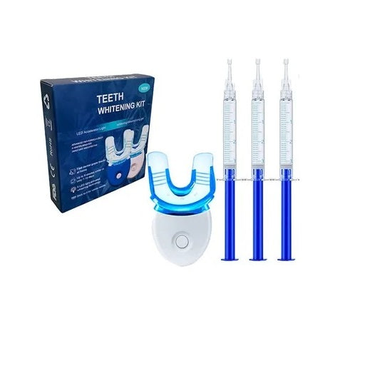 Kit De Gel Blanqueador De Dientes Con Luz Led Sensibilidad