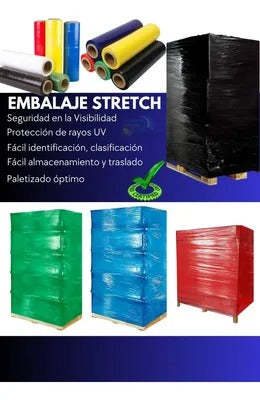 Bobina De Envoplast De 450 Metros - 50 Cm Colores Surtidos