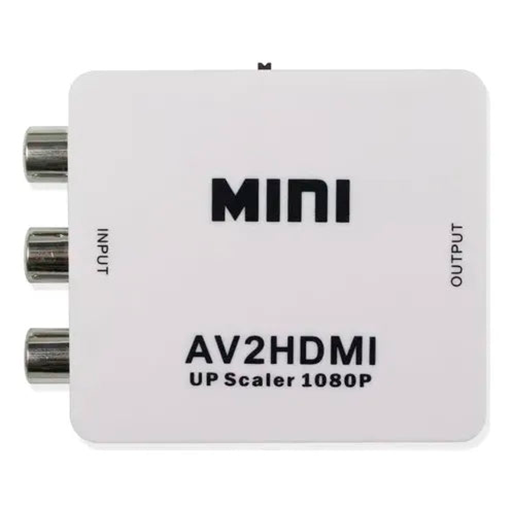 Convertidor Adaptador De Video Av A Hdmi 720p / 1080p