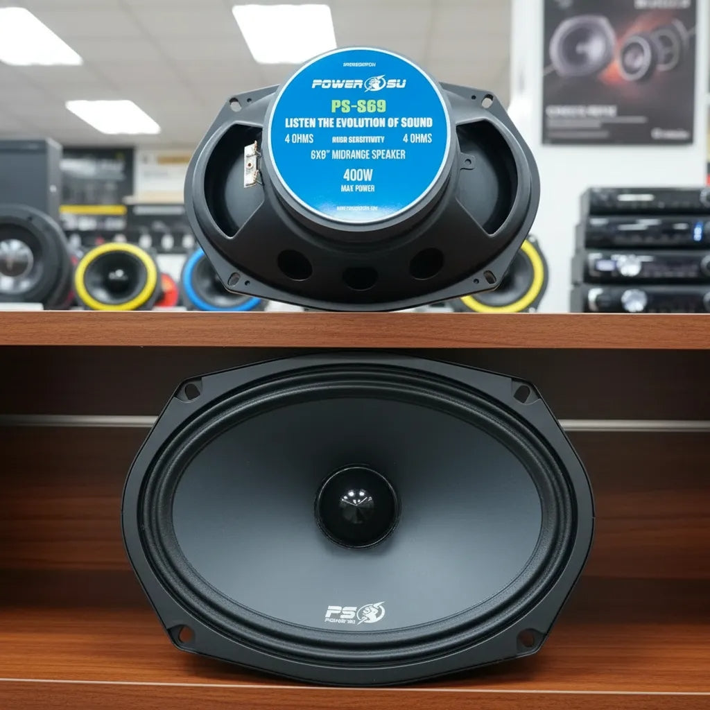 Par De Medios Power Su De 6x9 Inches De 400w 200 Rms 4 Ohm