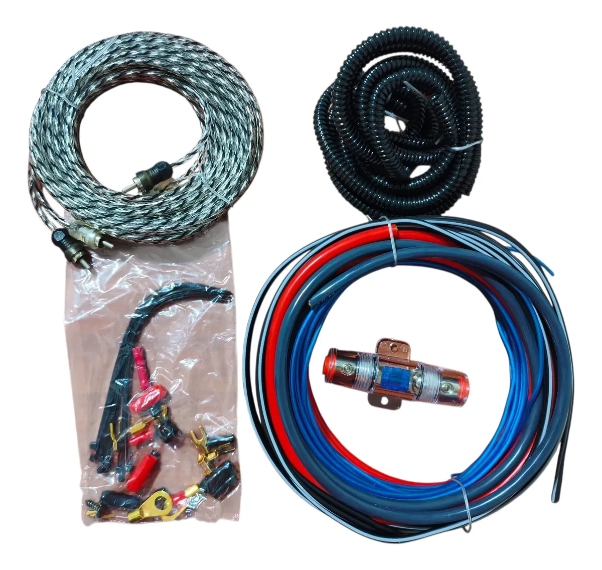 Kit De Instalacion De Sonido #8 Pro-kitc8 Para Amplificador