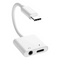 ADAPTADOR TIPO C A TIPO C - JACK 3.5MM