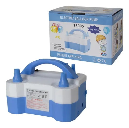 INFLADOR ELÉCTRICO DE GLOBOS 2 BOQUILLAS 600W