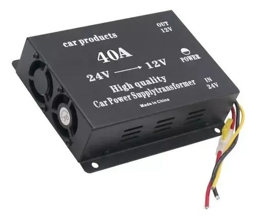 CONVERTIDOR DE VOLTAJE FUENTE DE ALIMENTACION 40A DE 24V A 12A