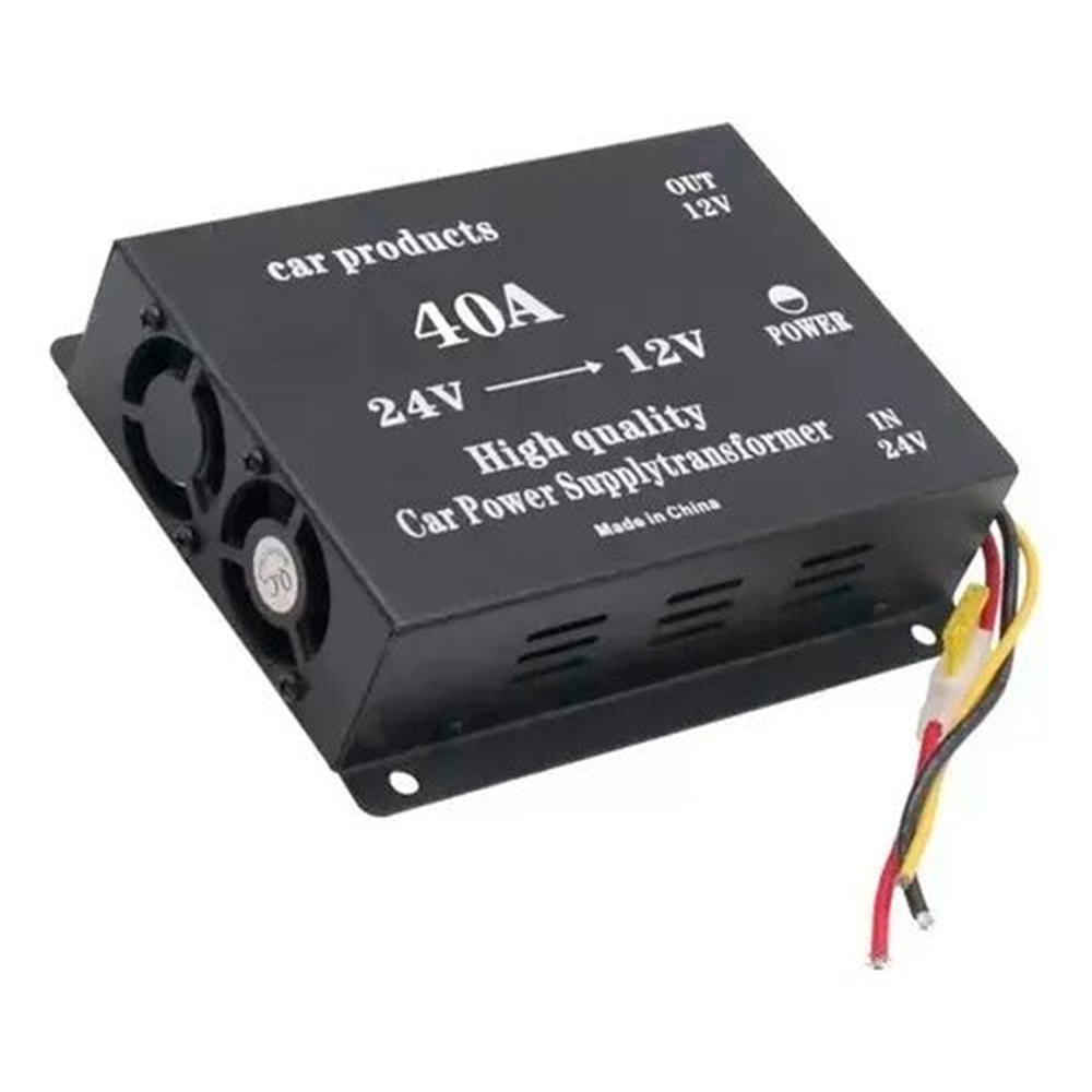 CONVERTIDOR DE VOLTAJE FUENTE DE ALIMENTACION 40A DE 24V A 12A