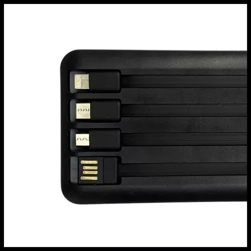 POWER BANK 20.000 mAh CON CABLES INTEGRADOS
