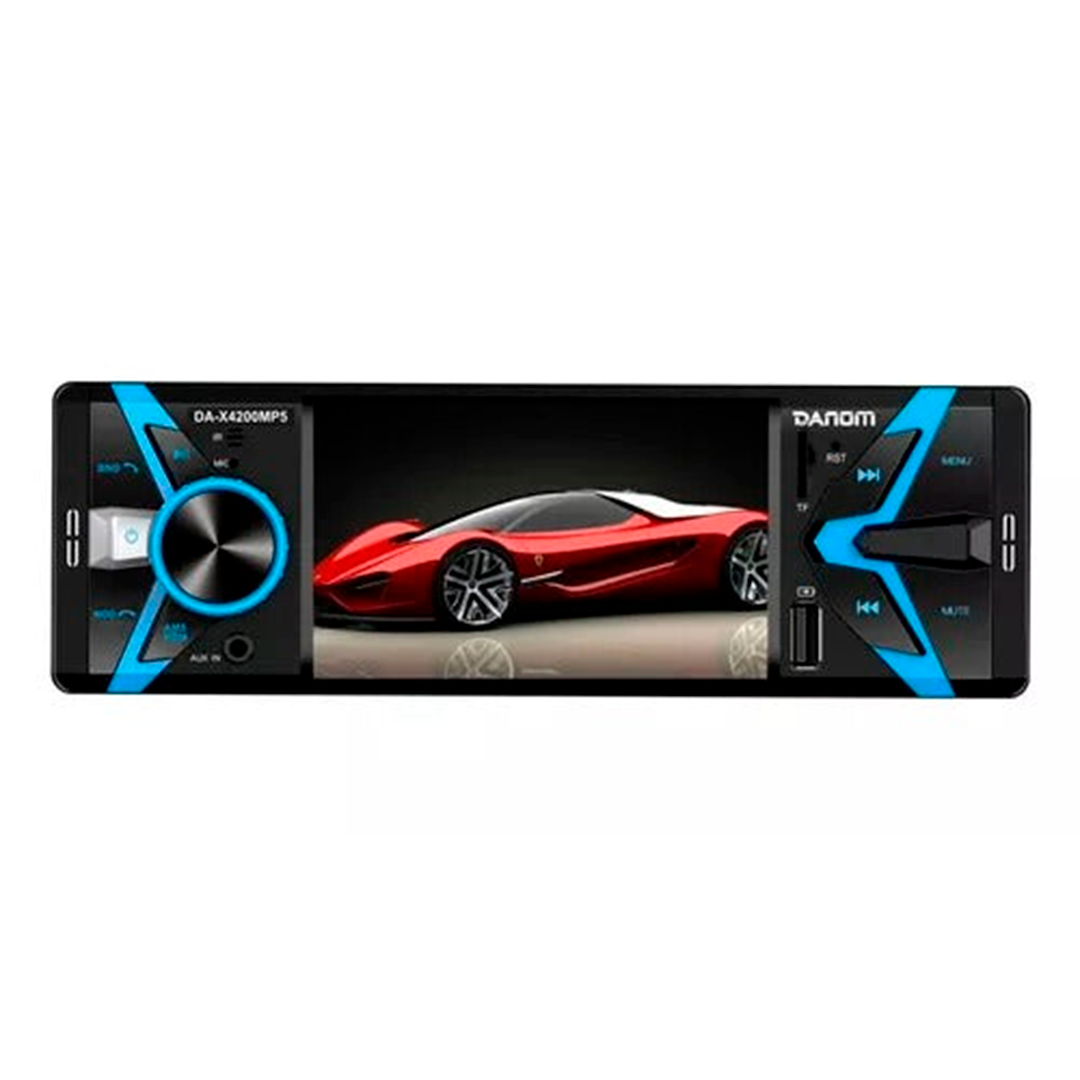 REPRODUCTOR DANOM 1 DIN PANTALLA DE 4 PULGADAS