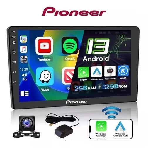 REPRODUCTOR DE PANTALLA ANDROID 13 DE 10.1"PIONEER DAH-1010