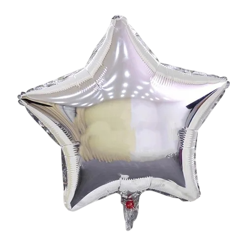 Globo Metalizado Estrella Liso De 18 Pulgadas Fiestas/arreglos