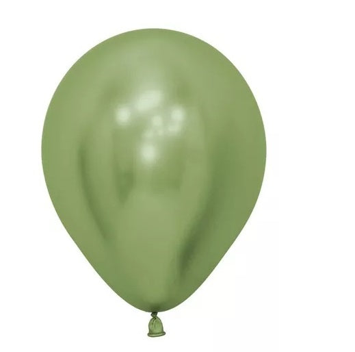 GLOBOS SEMPERTEX POR 50 UNIDADES LATEX CROMADO CHROME REFLEX R11 - R12