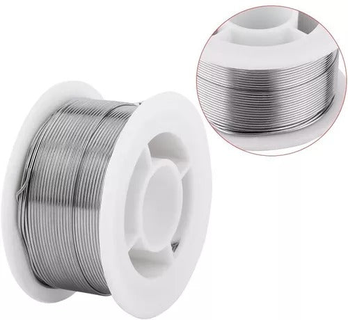 BOBINA DE ESTAÑO 50G 2% FLUX , DIAMETRO DE 0,8mm