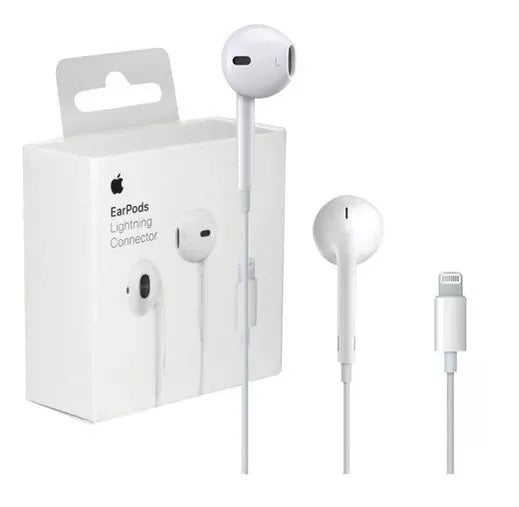 AUDIFONOS TIPO EARPODS PARA IPHONE LIGHTNING ALAMBRICOS