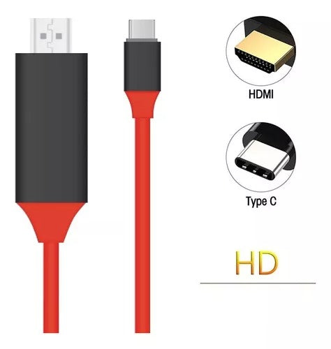 CABLE TIPO C A HDMI 2 METROS SOLO SAMSUNG ALTA GAMA