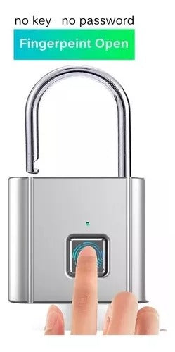 CANDADO INTELIGENTE BIOMÉTRICO USB A PRUEBA DE AGUA