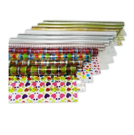 PLIEGO DE CELOFAN ESTAMPADOS OK 70CM X 30M