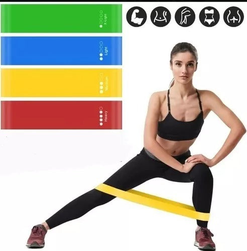 LIGAS ELASTICAS, BANDAS RESISTENTES PARA EJERCICIO