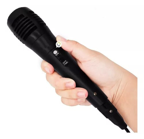 MICROFONO INALAMBRICO JACK 6.33mm PARA KARAOKE - PARLANTES