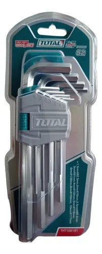 Juego De Llaves L Allen 9 Pzas Hexagonal Diferentes Medidas