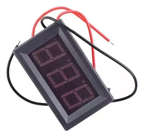 Indicador Voltímetro Digital Voltaje De 4.5 / 30 V Red Led