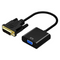 Adaptador Convertidor DVI 24 + 1 Macho A VGA Hembra